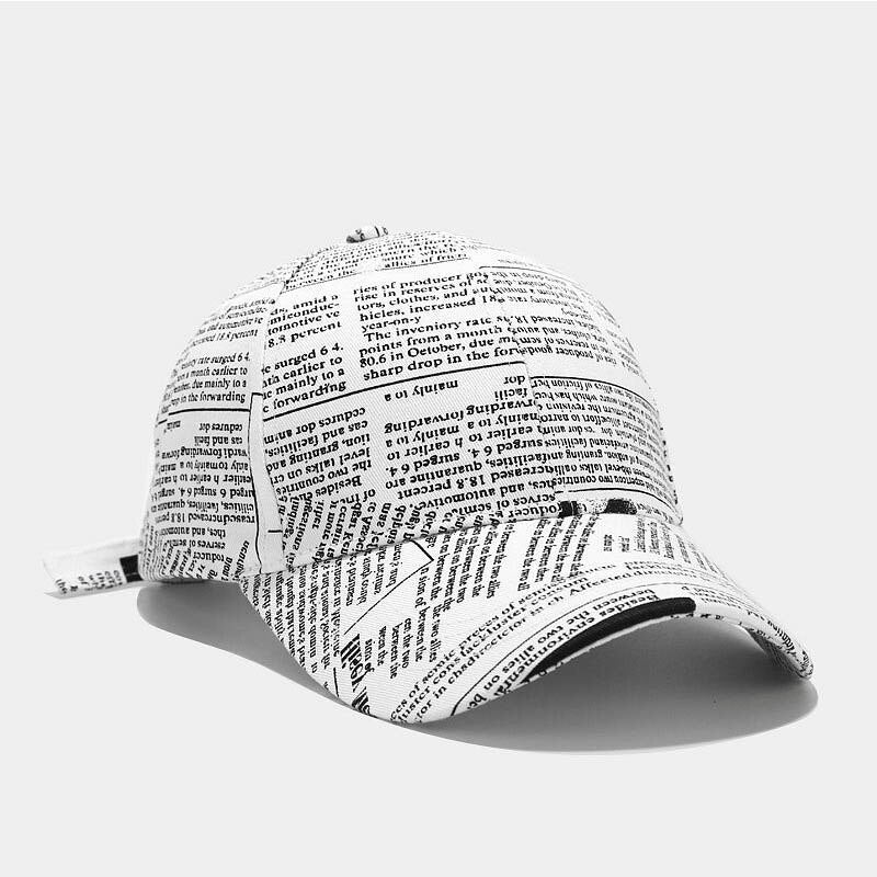 Casquette de Base-Ball impression journal