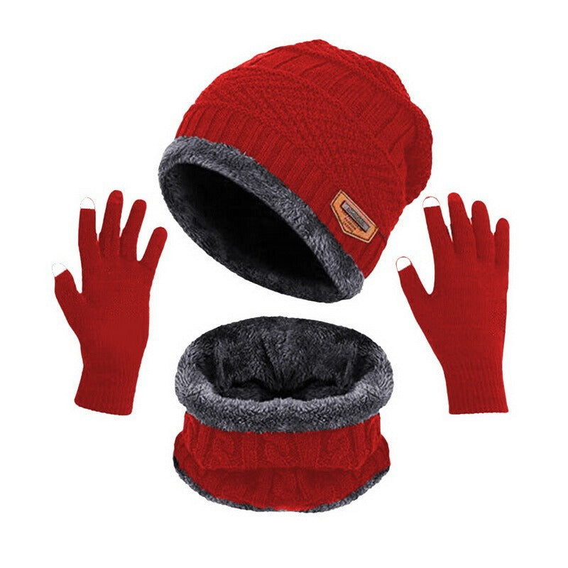 Ensemble bonnet gants et tour de cou Adulte