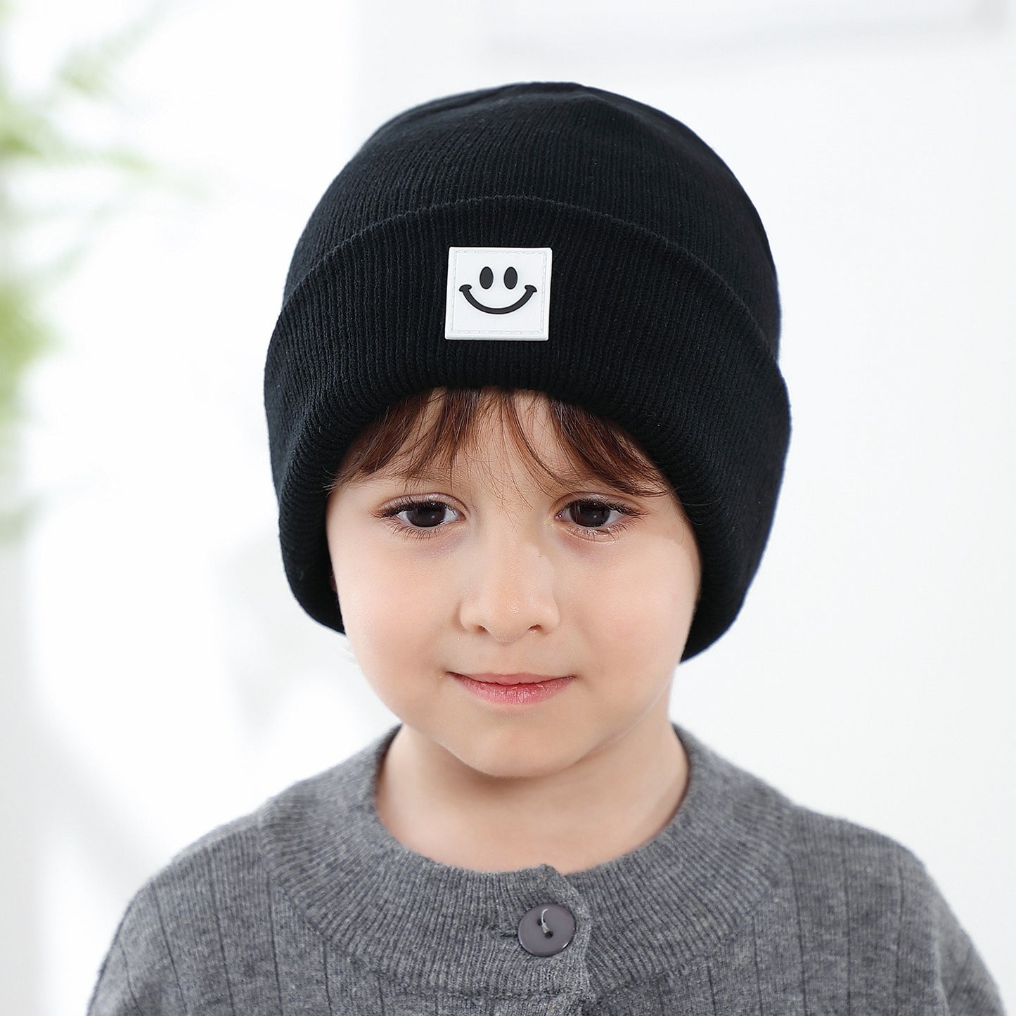 Bonnet smiley enfant