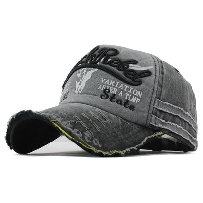 Casquette vintage "usée" F117