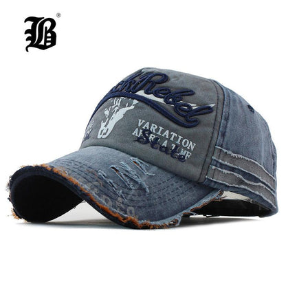 Casquette vintage "usée" F117