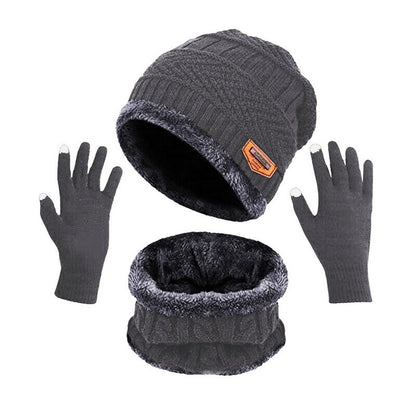 Ensemble bonnet gants et tour de cou Adulte