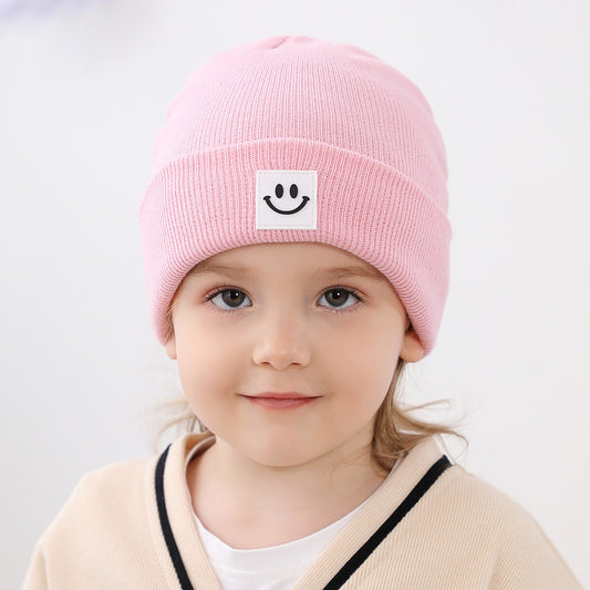 Bonnet smiley enfant