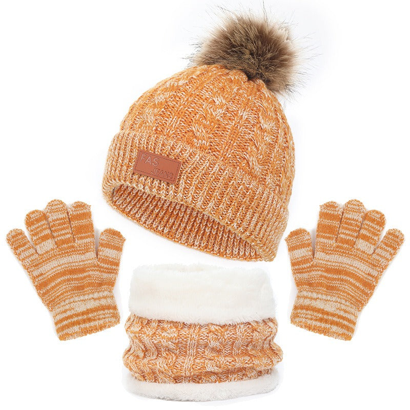 Ensemble d'hiver Bonnet + gants + tour de cou