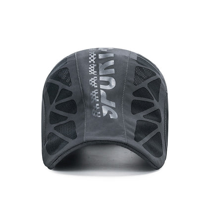 Casquette sportive à Inscription Mesh Respirant