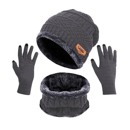 Ensemble bonnet gants et tour de cou Adulte