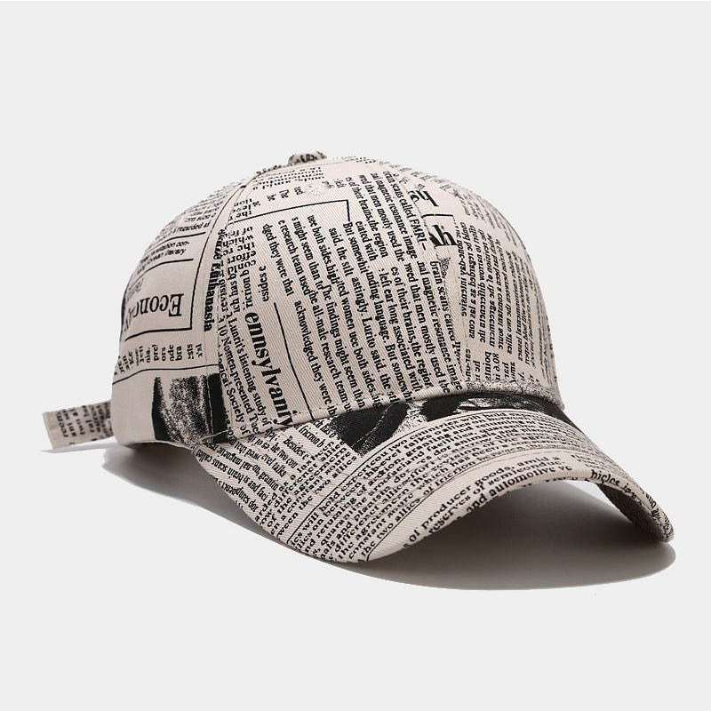 Casquette de Base-Ball impression journal