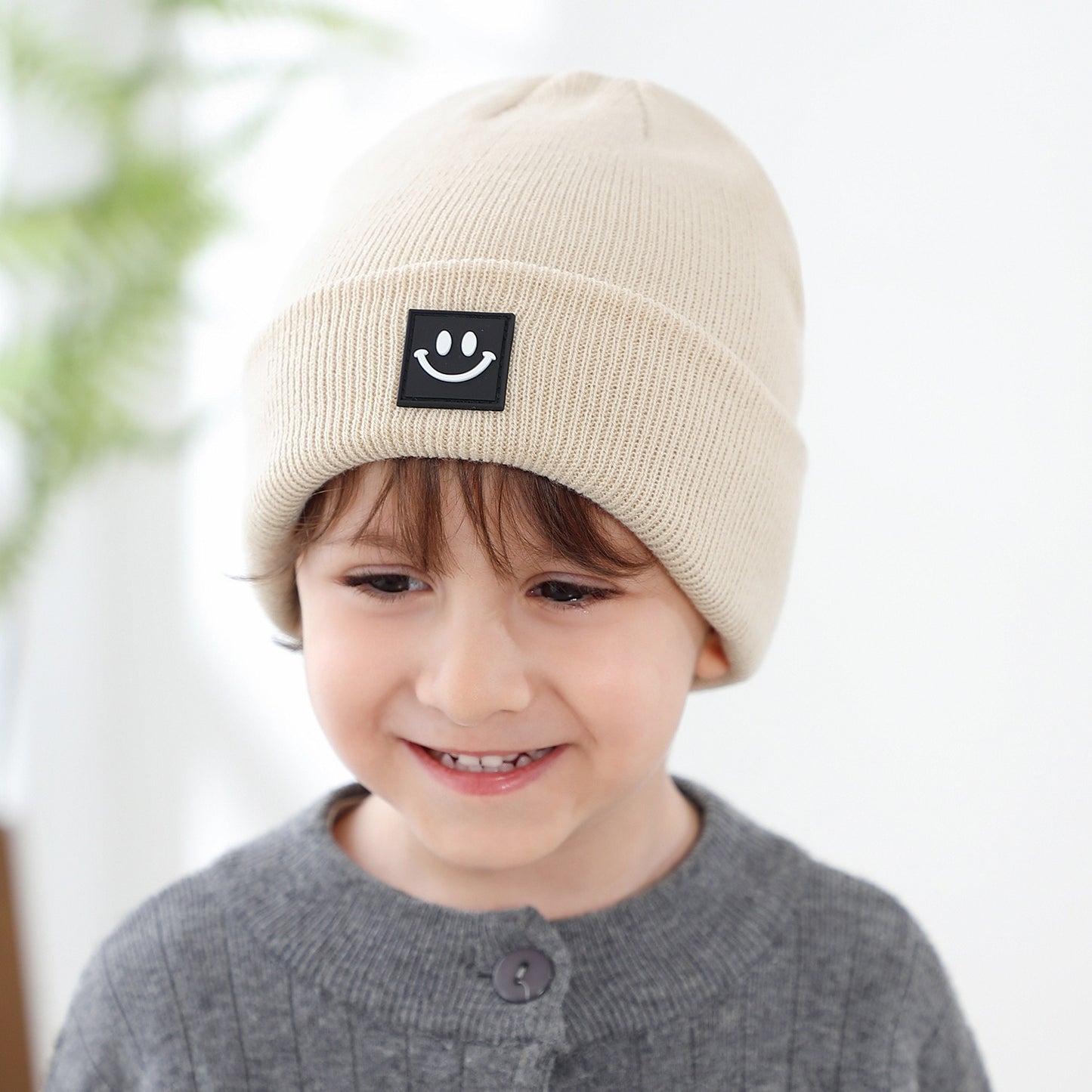 Bonnet smiley enfant