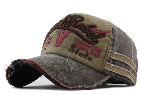 Casquette vintage "usée" F117